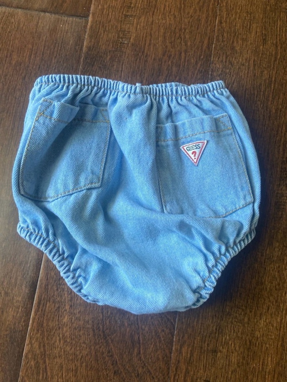 Vintage Guess baby girl jean bloomers size 9M light wash